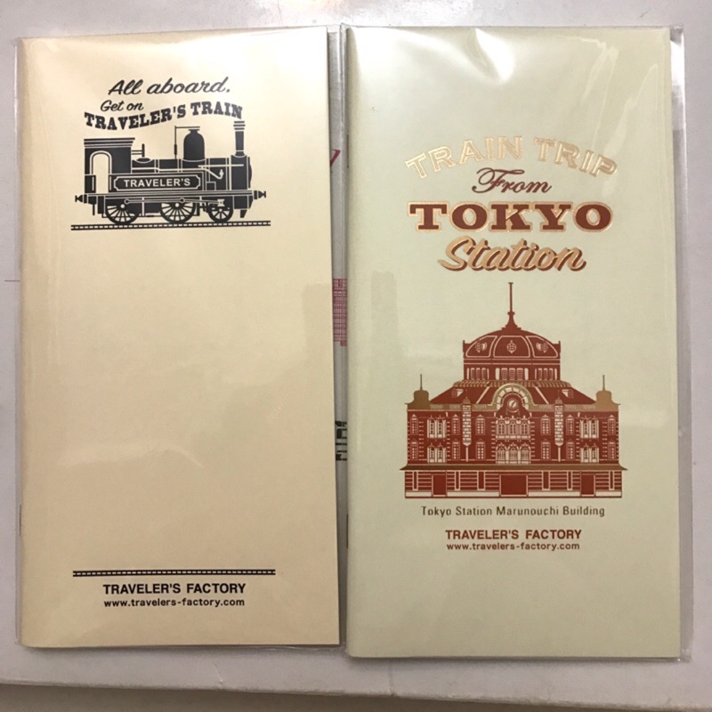 現貨Traveler's Factory notebook 東京車站限定內頁-車站/火車頭二款