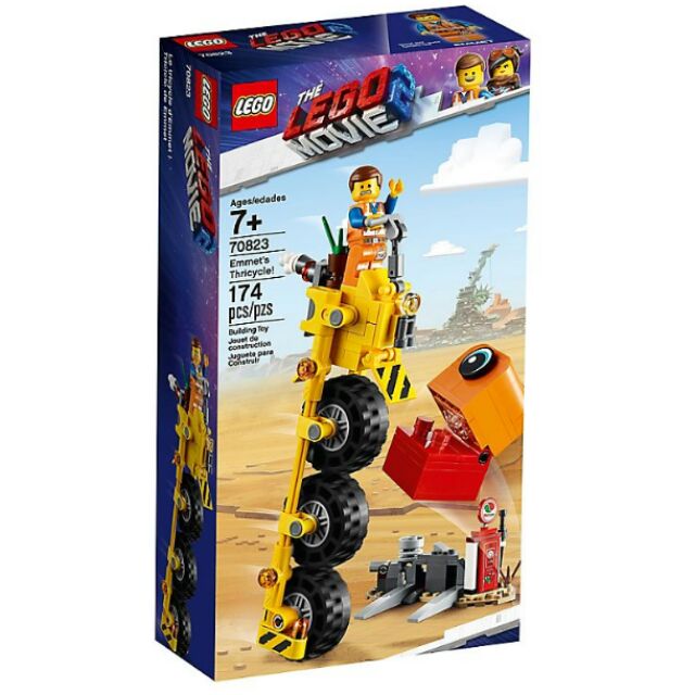 樂高 LEGO 70823 Emmet's Thricycle ! 艾密特的三輪車 可加購30340艾密特之心