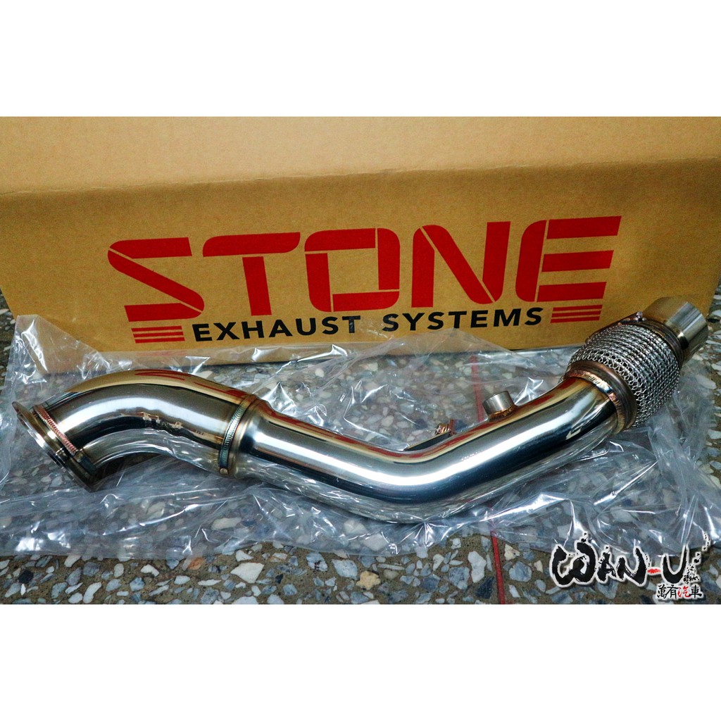 【萬有汽車】巨石STONE排氣管頭段當派 BMW F30 316 N13引擎 巨石排氣管 Downpipe 巨石工業