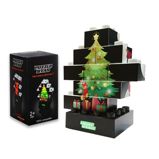 【諸羅童樂園】亮亮積木LIGHT STAX -Xmas聖誕積木-大顆粒-10pcs-正版公司貨-會發光的LED積木