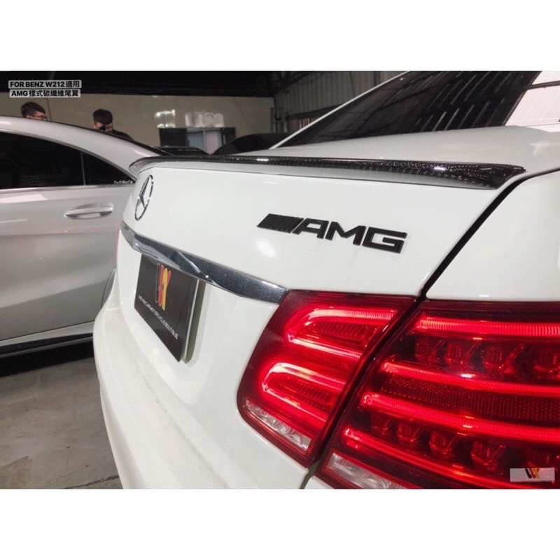 安鑫精品 賓士 Benz W212適用 AMG樣式 碳纖維 卡夢 尾翼  安裝另計 前後期都可用 其他款式需詢問