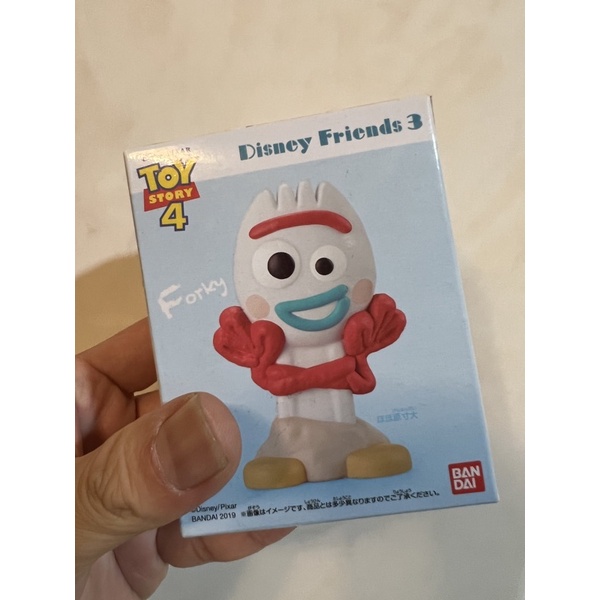 全新 叉奇 軟膠公仔 迪士尼好朋友們 玩具總動員 玩總 Pixar 盒玩 Forky Toy story 4