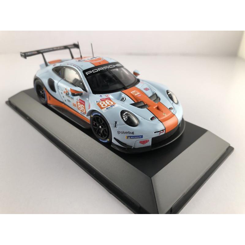 【名車館】原廠Porsche 911 (991) RSR  Wec Superseason 2018/2019 1:43