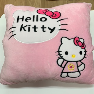 Hello kitty 暖手抱枕+小毛毯組