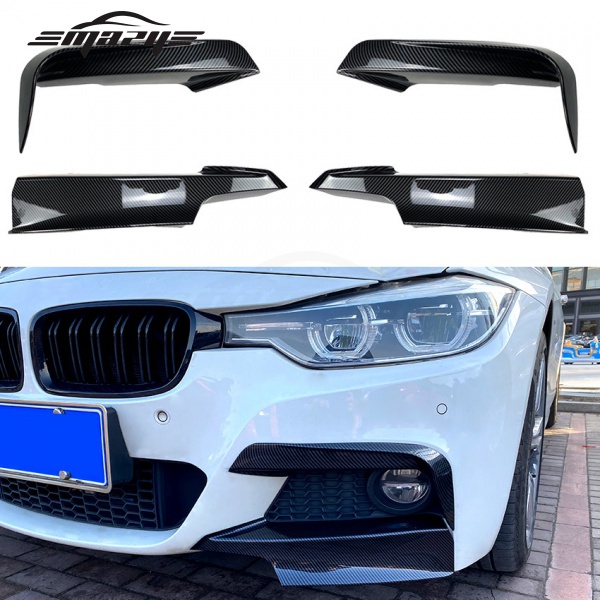 適用BMW 3系F30 M Pack 320i 325i 2013-2019霧燈前風刀包角改裝