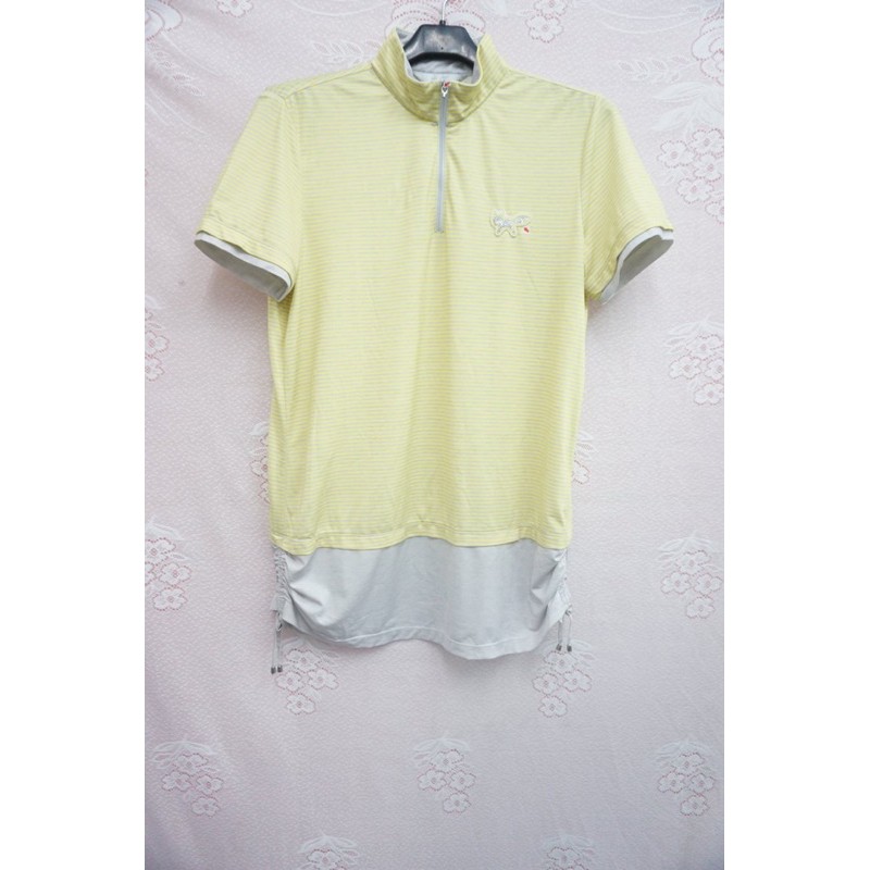 wolsey黃色鑲鑽排汗衣高爾夫品牌
