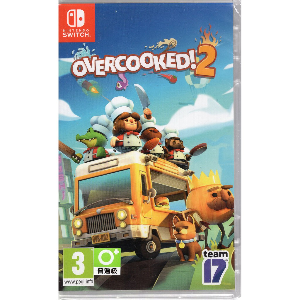 Switch 遊戲 煮過頭 2 Overcooked 2 中文版