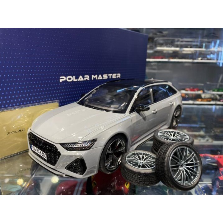 吉華科技＠ 1/18 Polar Master Audi RS6 Avant C8 2020 Nordo Grey