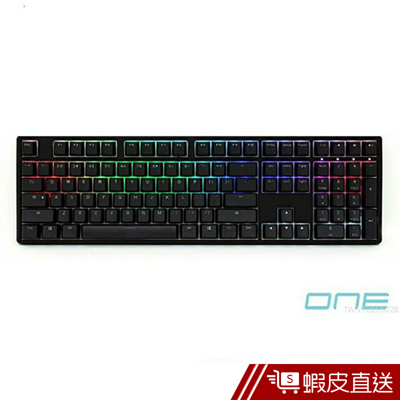 Ducky  One 108鍵 RGB 機械式鍵盤 PBT二色成形透光鍵帽 (茶軸.青軸.紅軸.銀軸) 中文版本 現貨
