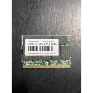 創見 512M 512mb DDR333 172Pin Micro DIMM-223