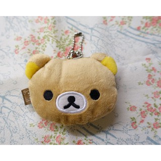 [正品][日本] San-X Rilakkuma 懶懶熊刺繡口金零錢包吊飾