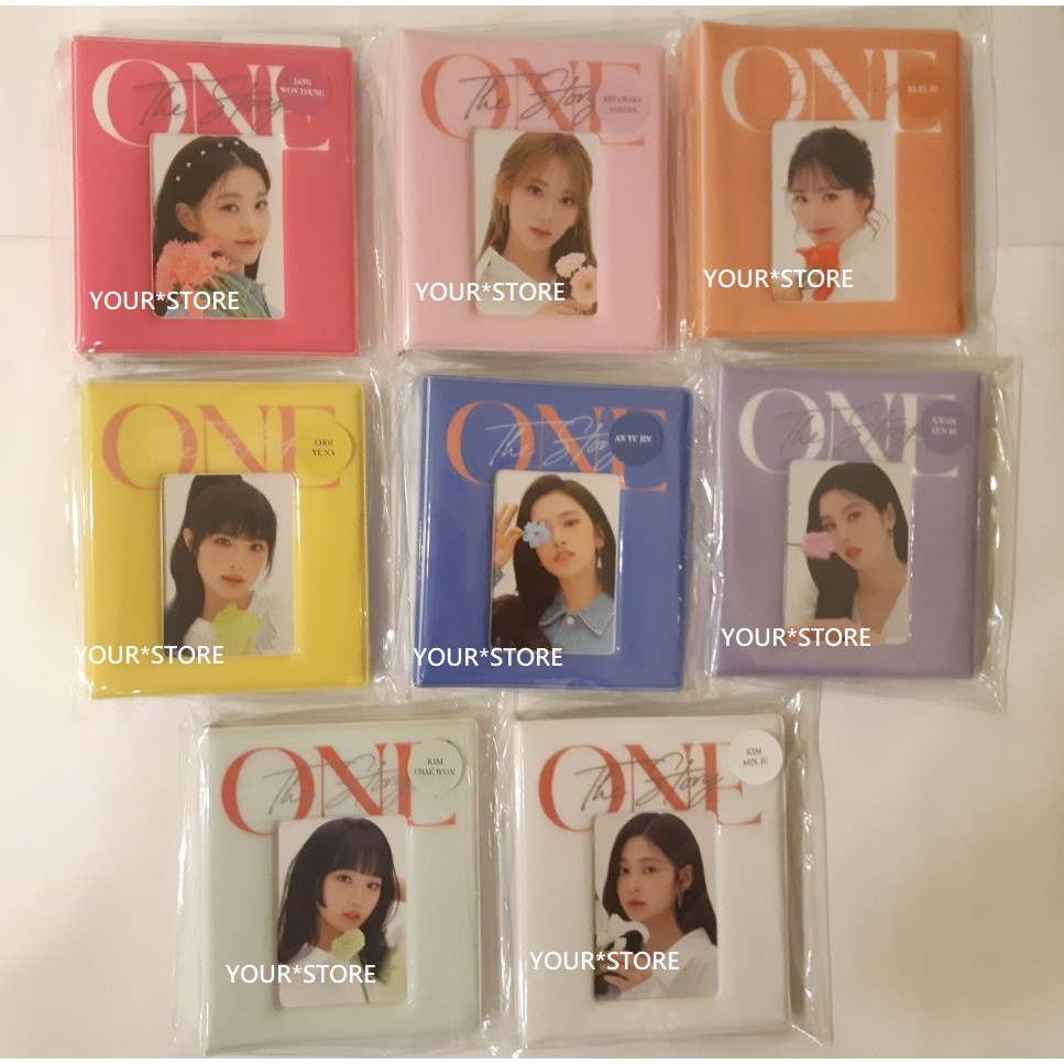 IZ*ONE IZONE ONE THE STORE 線上演唱會 卡冊 收集冊 員瑛 櫻花 柔理 叡娜 宥真 恩妃 采源