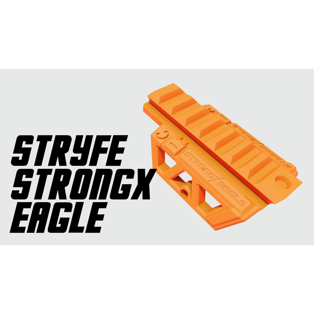 NERF RSX STRONGX EAGLE stryfe 殲滅者 戰術頂軌 A款 (遊戲 玩具 子彈 配件 改裝)