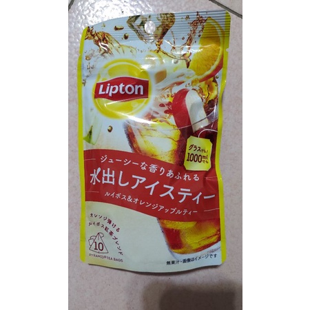 Lipton 立頓 日本限定 柳橙蘋果路易波士茶（南非國寶茶） 1組（10包）