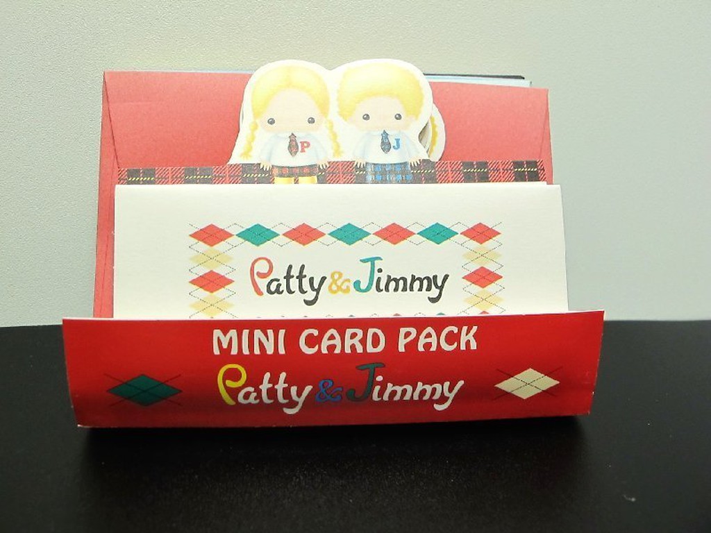 ㊣五號倉庫㊣ sanrio PATTY&amp;JIMMY 1998年出品 便條小卡
