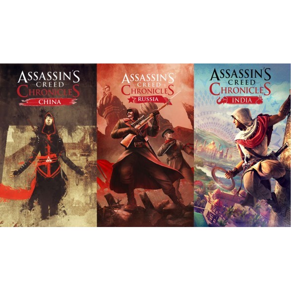 Uplay遊戲-刺客教條 編年史 三部曲共三個遊戲 Assassin's Creed Chronicles
