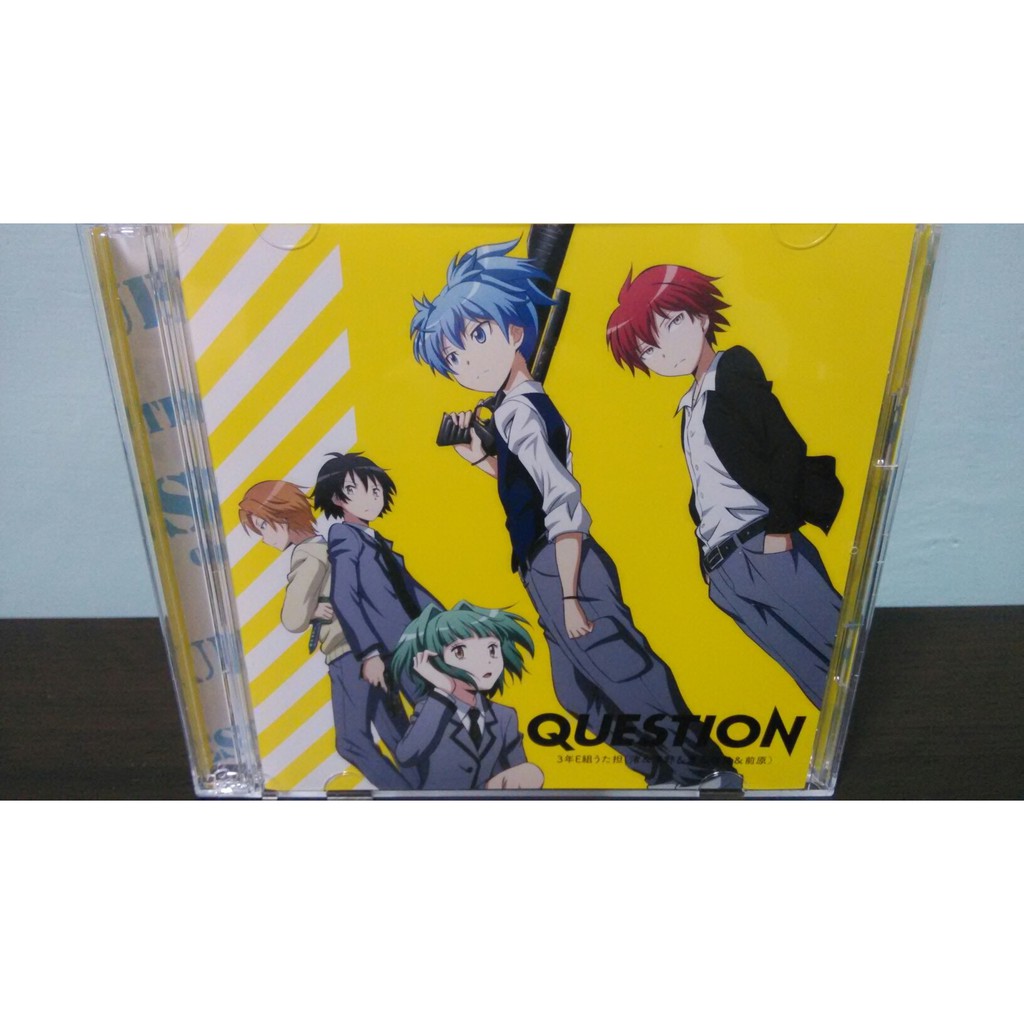 暗殺教室日版初回限定盤cd Dvd Question Ed 殺老師潮田渚赤羽業 蝦皮購物