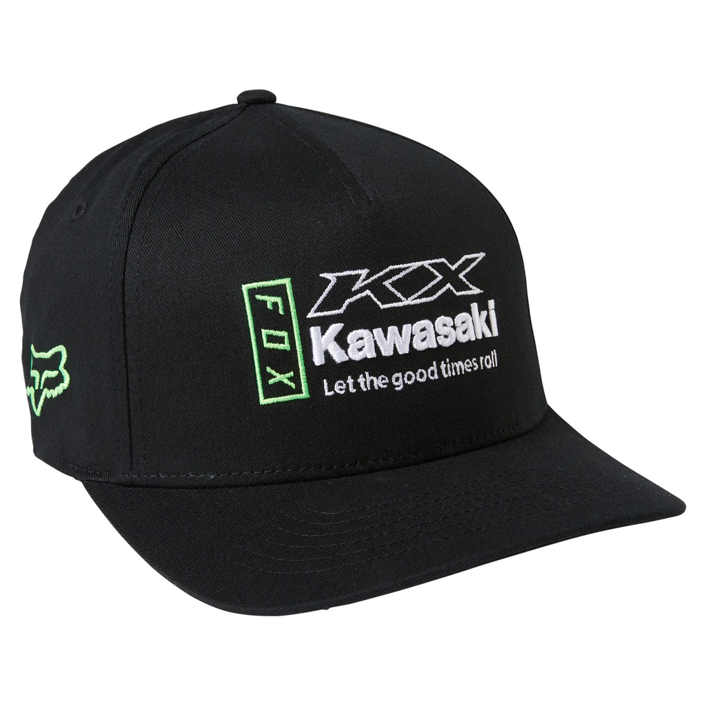 【德國Louis】Fox Kawasaki Kawi 帽子 川崎聯名黑色棒球帽潮帽編號21812466 21812472