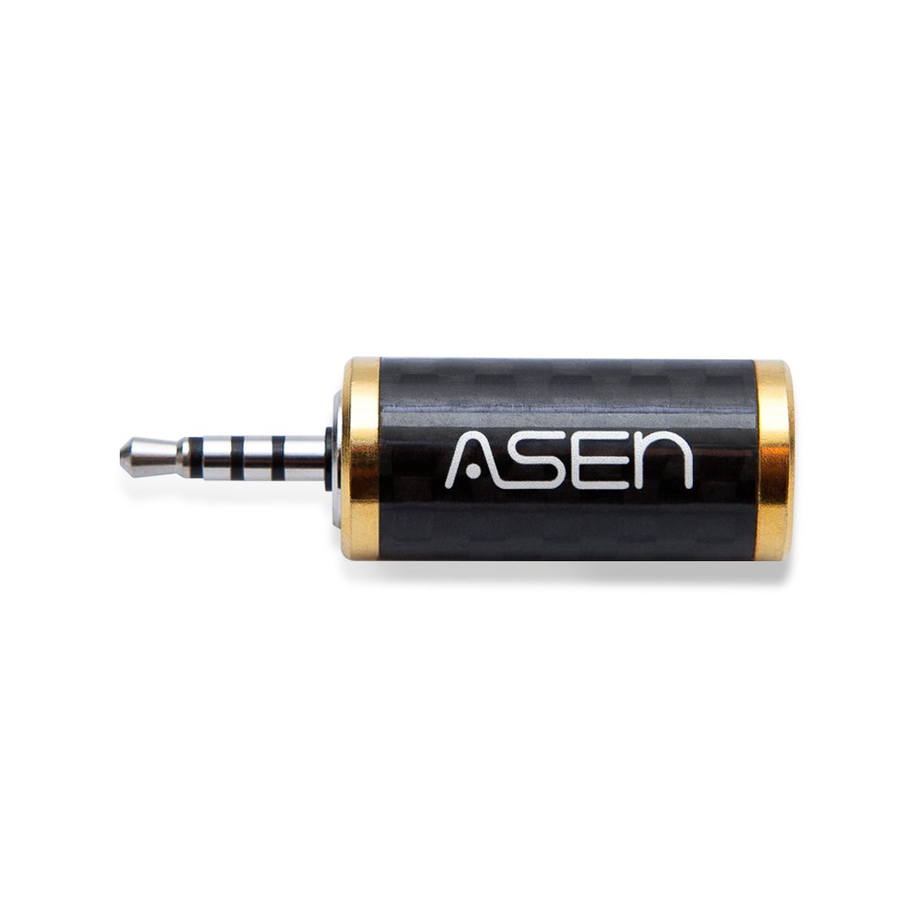 【公司貨】ASEN裝配式2.5mmTRRS音源鍍銠插頭(凸階型) CR25L