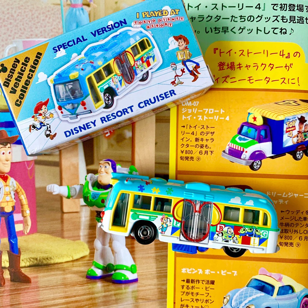 [消毒再出貨]玩具總動員 樂園款 tomica 東京迪士尼 胡迪 叉奇 玩具車 經典 絕版 迪士尼 限定
