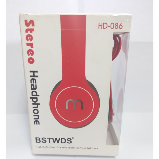 全新現貨 24H內出貨 stereo headphone BSTWDS HD-086 耳罩式耳機