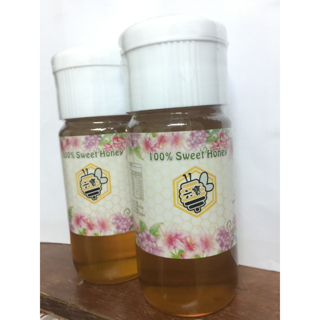 【六寶蜂蜜】100%純蜂蜜｜荔枝蜂蜜｜龍眼蜂蜜｜台灣在地小農