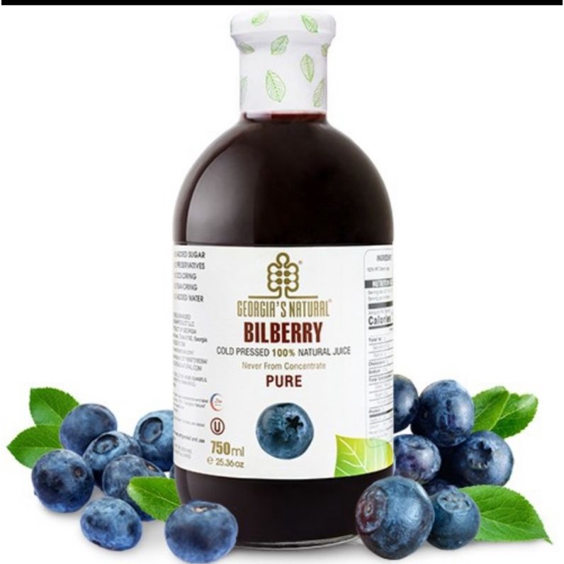 Georgia山桑子原汁(750ml/瓶) 也稱歐洲藍莓Bill berry非濃縮還原果汁