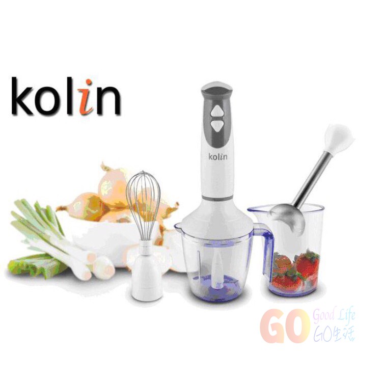 〈GO Life〉歌林 Kolin 4件式 電動食物料理棒 打蛋器 食物料理棒 調理棒 攪拌棒 KJE-MN208