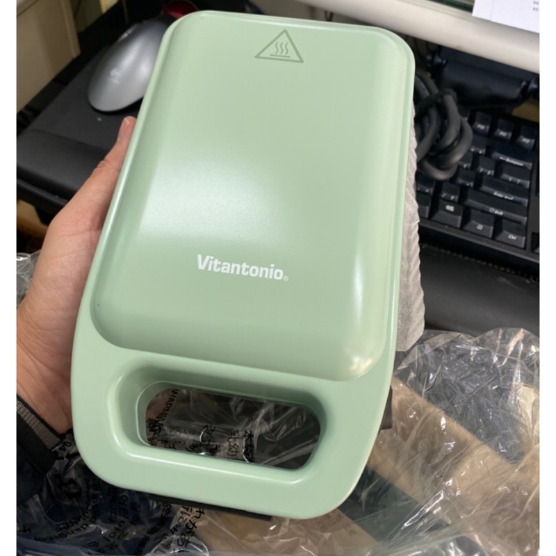 全新 Vitantonio VHS-10B-LT 厚燒熱壓三明治機 綠色
