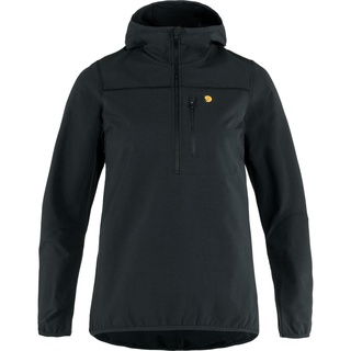 Fjallraven Bergtagen Stretch Half Zip 女 半門襟防風外套 F89881-550 黑