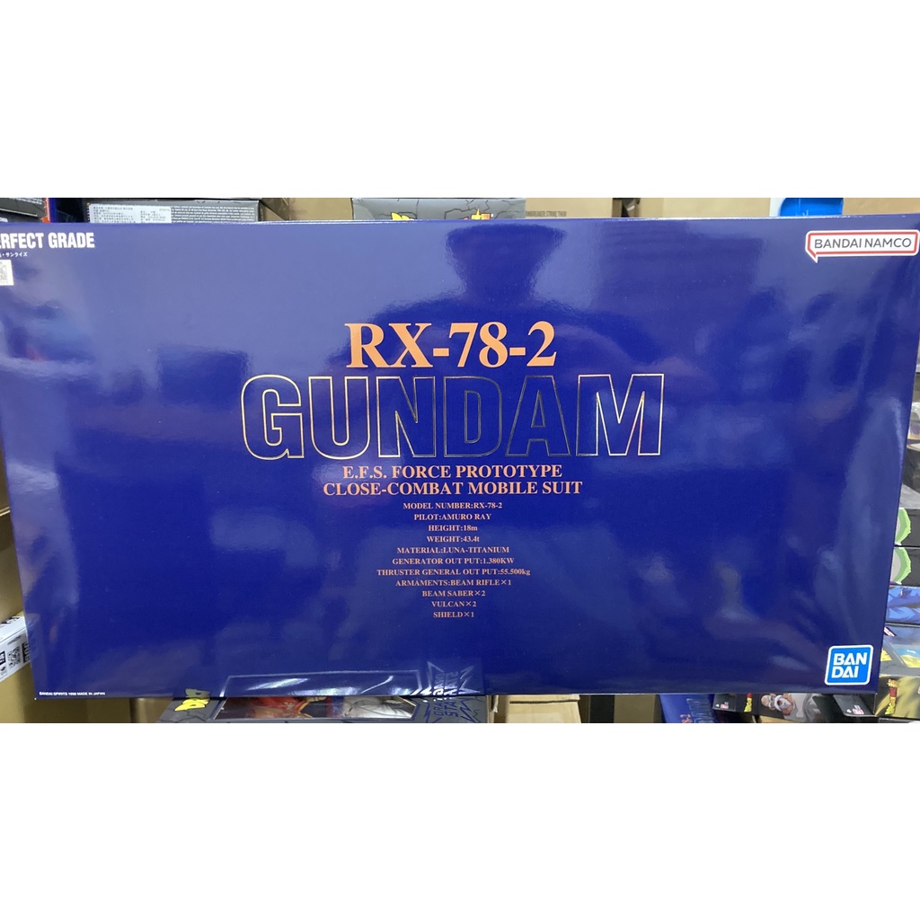 全新現貨 萬代 組裝模型 PG 1/60 RX-78-2 GUNDAM 初鋼 初代鋼彈 藍盒