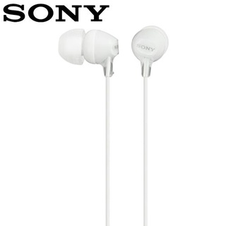 SONY 索尼 EX15LP 輕巧耳道式耳機 白