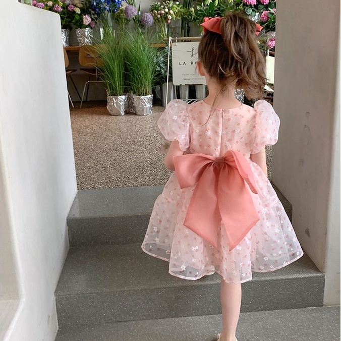 公主洋裝 女童洋裝 女童裝 小洋裝 大童洋裝 兒童洋裝 兒童禮服 花童禮服 畢業禮服 小花童 禮服 洋氣新款女童夏季洋裝