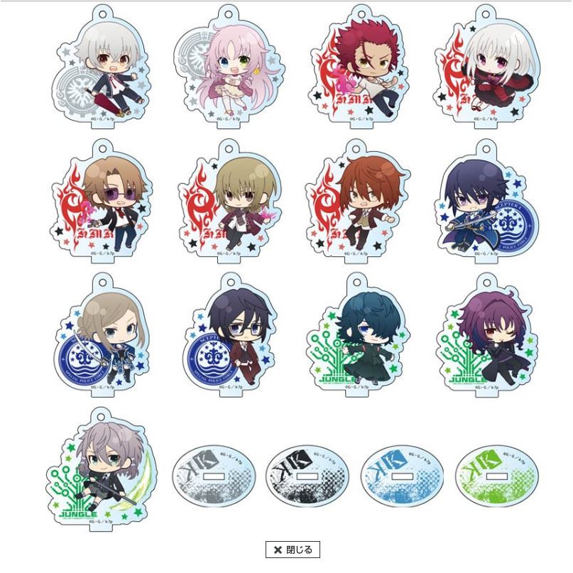 K Seven Stories Theキャラshop 壓克力立牌吊飾伏見猿比古八田美咲十束多多良宗像禮司 蝦皮購物