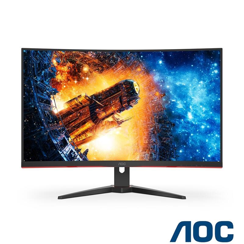 AOC C32G2E 32型 165Hz 32型 曲面電競螢幕