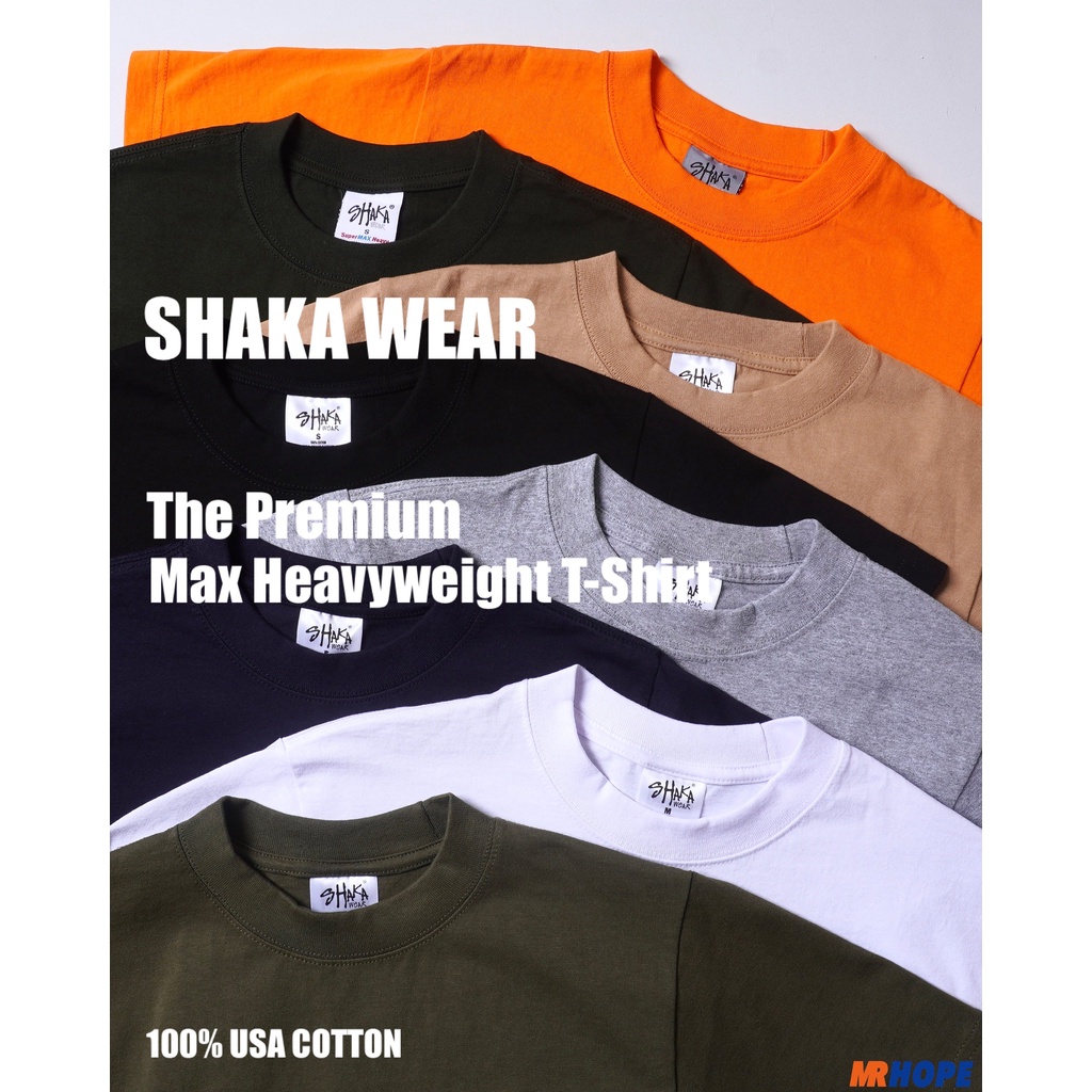 【MR.HOPE】補貨 洛杉磯 Shaka Wear Max Heavyweight T-Shirt  短t 美國棉🇺🇸