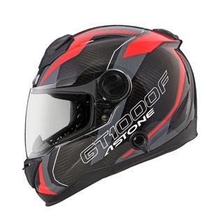 ASTONE GT-1000F 碳纖AC11紅 內墨鏡片 通風系統 吸濕排汗 航太材質 碳纖維 全罩式 安全帽《比帽王》