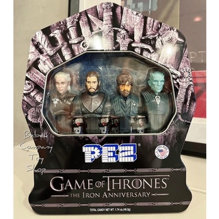 現貨在台 美國🇺🇸 全新 PEZ 鐵盒 game of thrones 冰與火之歌 權力遊戲 貝思 糖果盒 貝思糖 禮盒