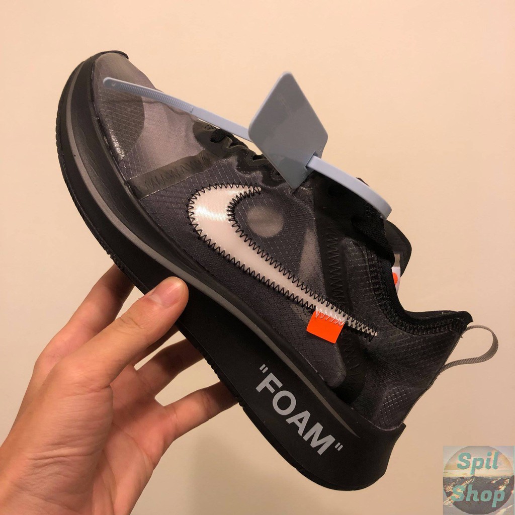 nike zoom fly sp black white