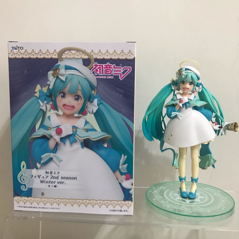 景品/日本景品/日空版非代理版/2018冬裝初音公仔/冬裝初音公仔/初音公仔/初音/Taito 初音景品/雪初音景品