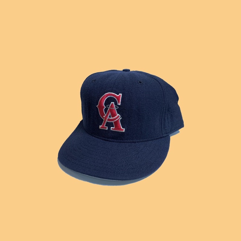 JCI：Vintage 90s New Era MLB 洛杉磯 天使隊CA LOGO 全封棒球帽 / 古著 / 西岸嘻哈