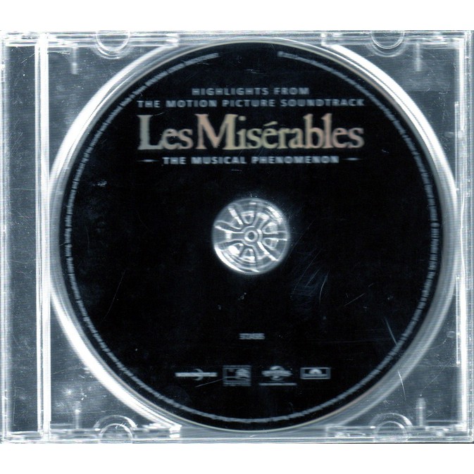 *二手CD- Les Misérables 悲慘世界 // 電影原聲帶 ~ CD ONLY -環球唱片、2012年發行