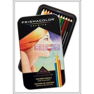 美國 【Prismacolor】 高質感藝術家級 油性色鉛筆 12色 /盒