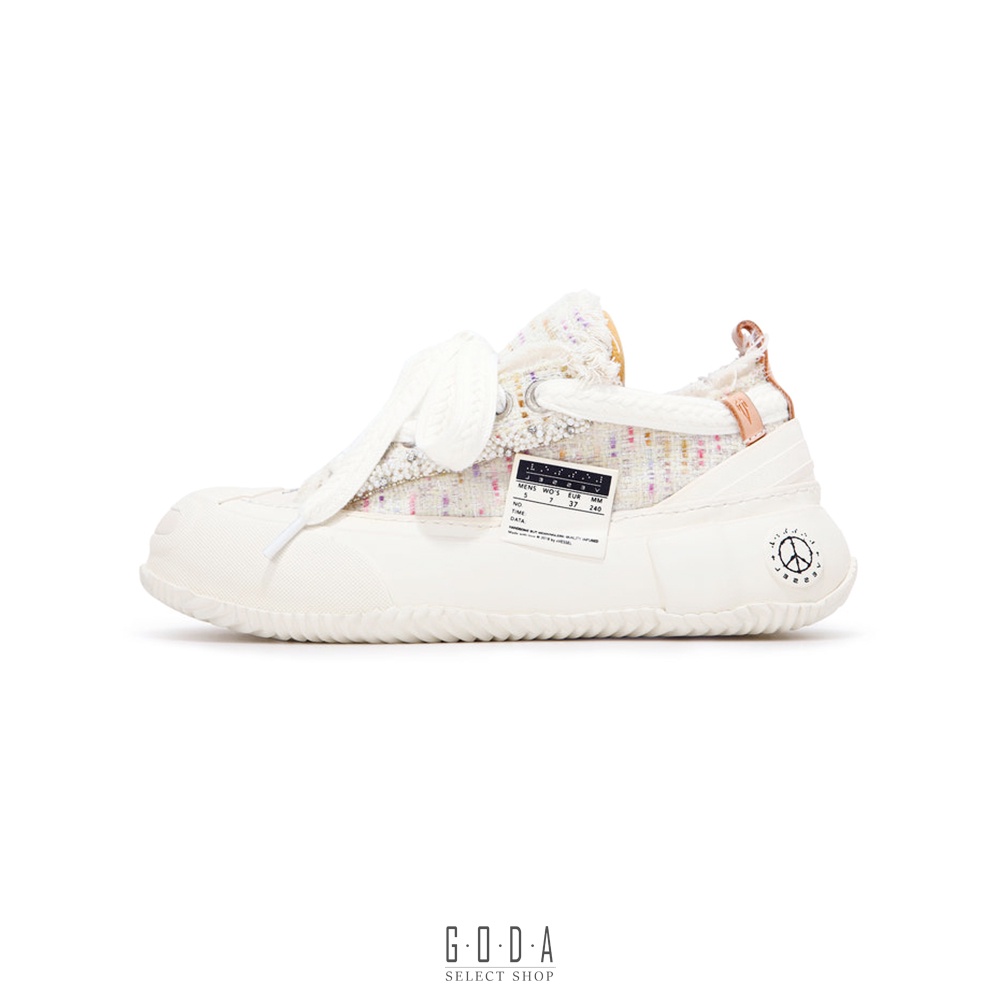 【XVESSEL MARSHMALLOW LOWS】情人節限定 解構鞋(吳建豪)｜附3組鞋帶 粉白 珍珠 S22X45W 蝦皮購物