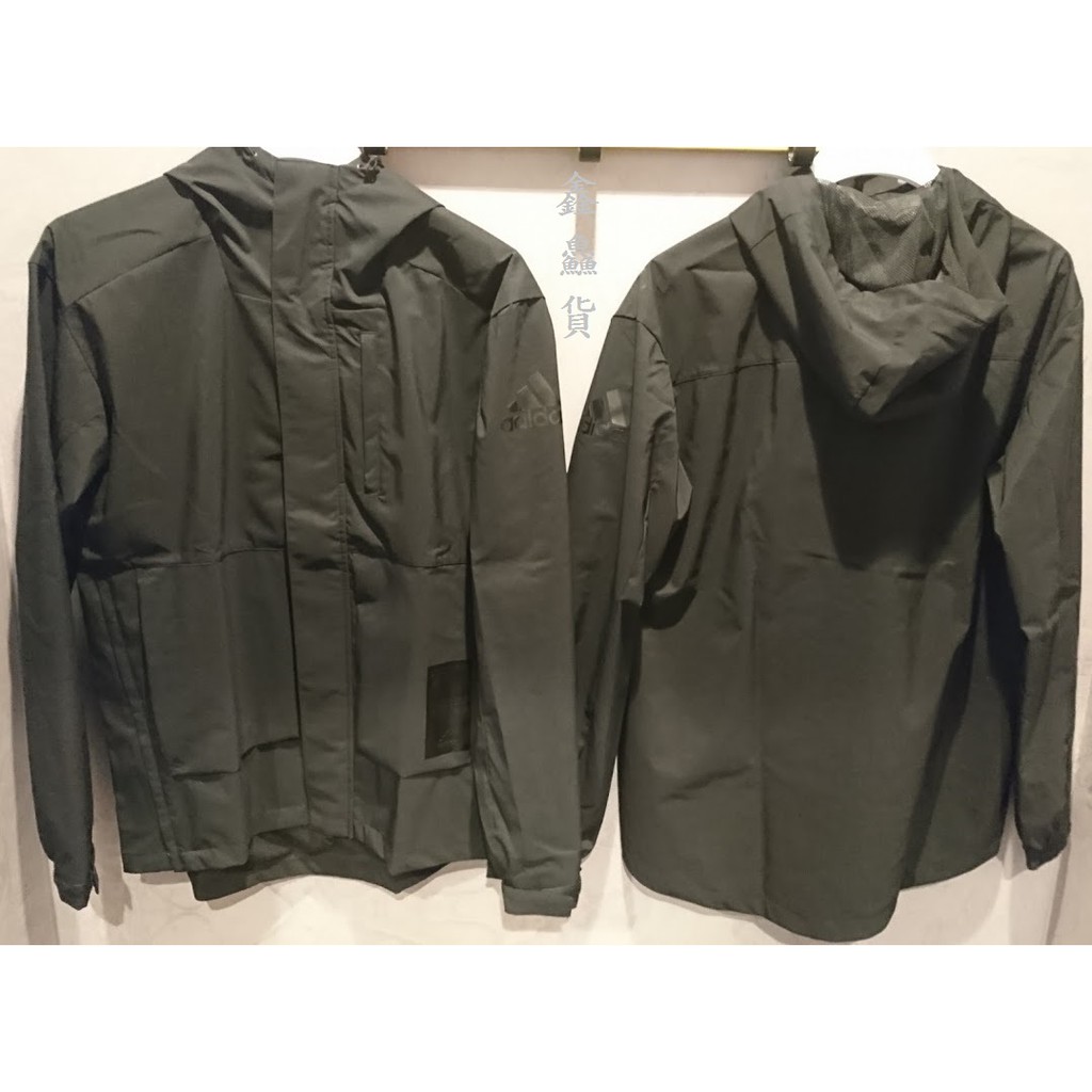 2019 九月 ADIDAS ID O1 WINDBREAKER PARK 風衣 外套 黑 大衣 彭于晏 EH3745