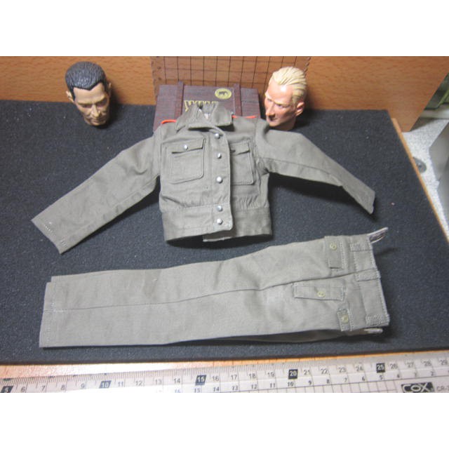 WJ5二戰部門 SS德軍憲兵1/6精緻制服外套或長褲一件 mini模型