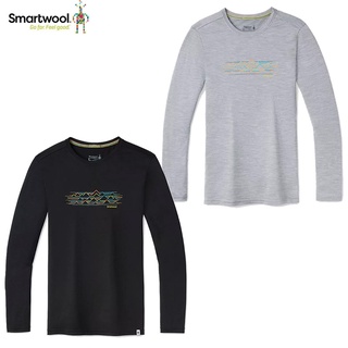 【SmartWool】男款 Merino Sport 150 塗鴉長Tee/遨遊山徑 長袖排汗衣 兩色 SW011535