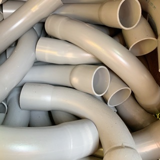 PVC 水管零件 大彎 90度 大月彎 4”、5”、6”