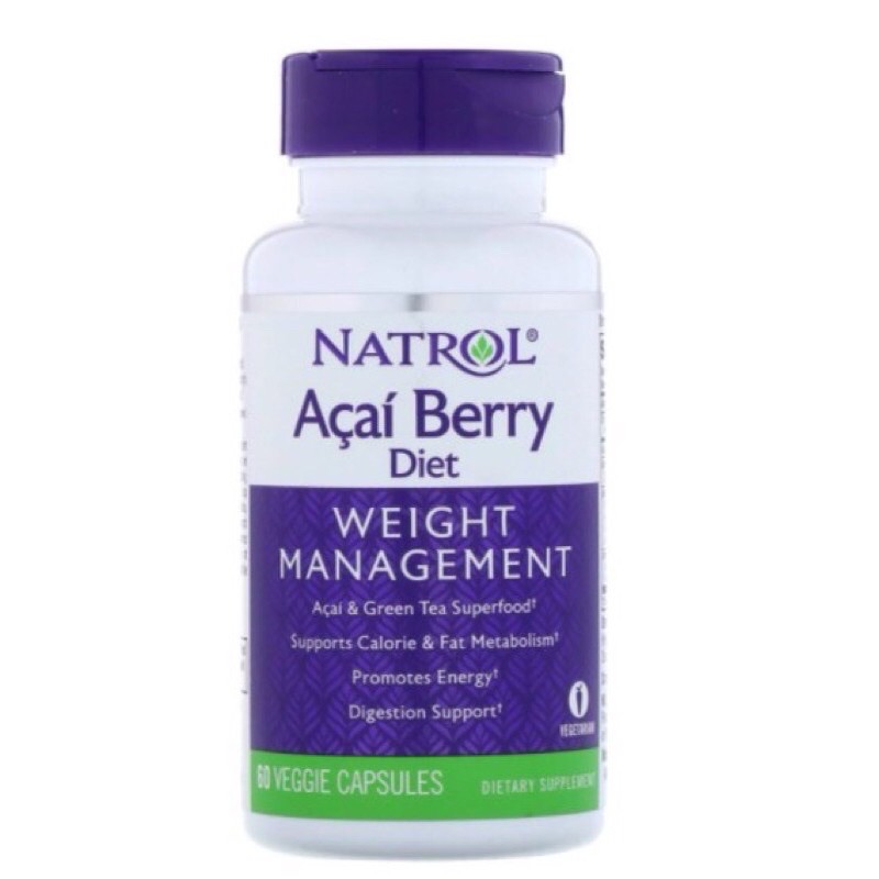 現貨2 Natrol, AcaiBerry Diet🌎巴西莓綠茶超級膠囊