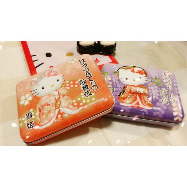 限量版日本歌舞伎Hello Kitty限定收藏小鐵盒